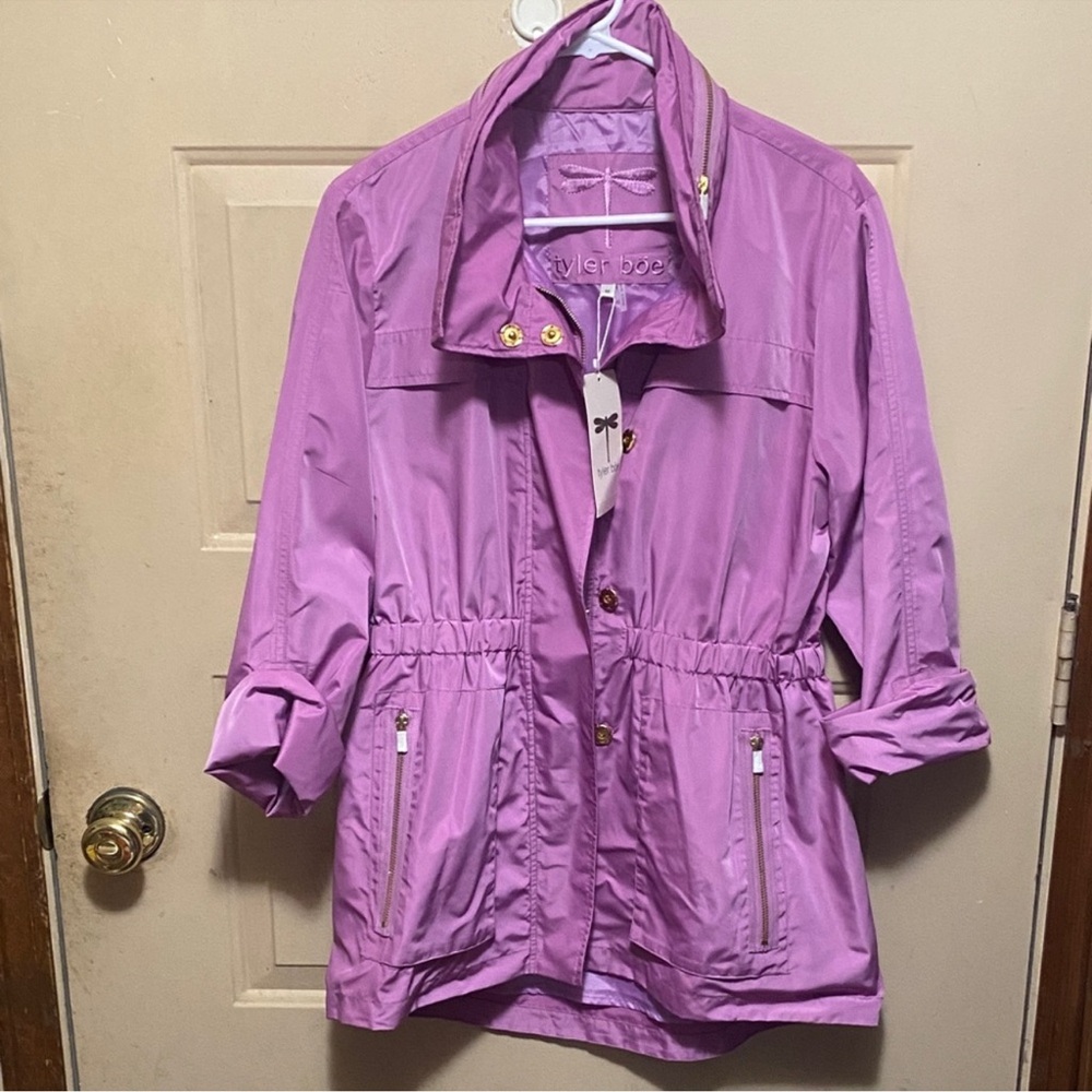 Tyler Boe rain coat , M , new